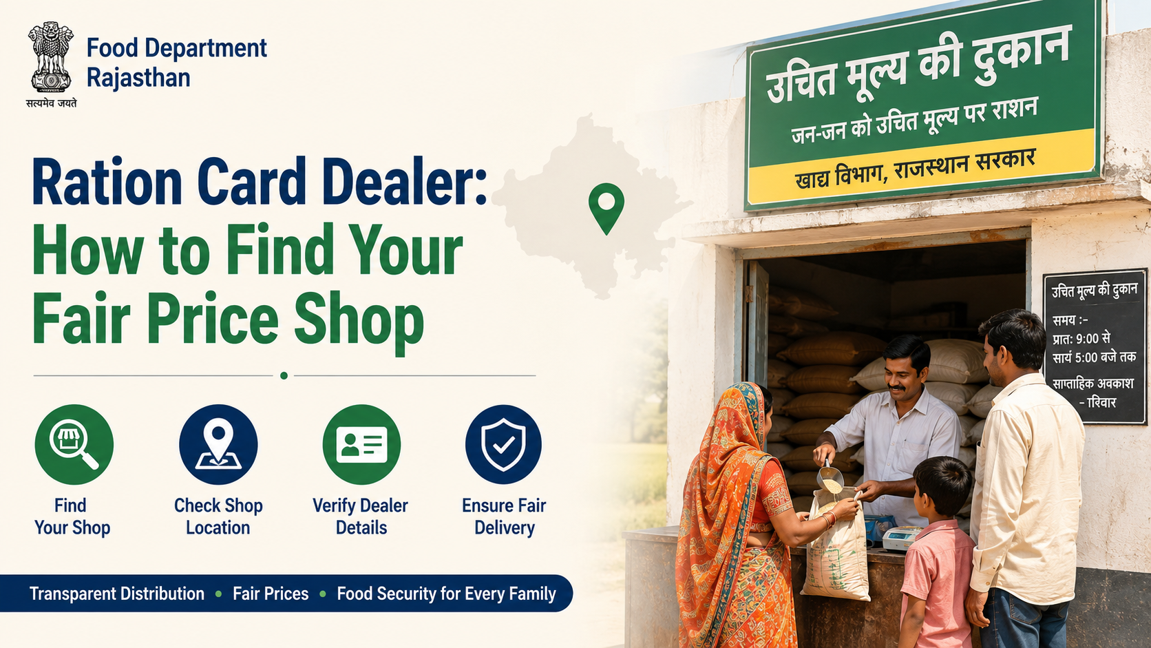 Food Department Rajasthan Ration Card Dealer: How to Find Your Fair Price Shop